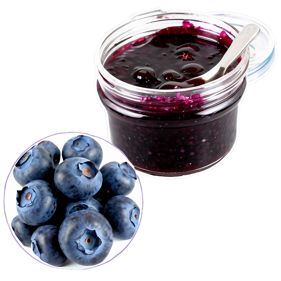 Blueberry Jam Prep Png 10 PNG image