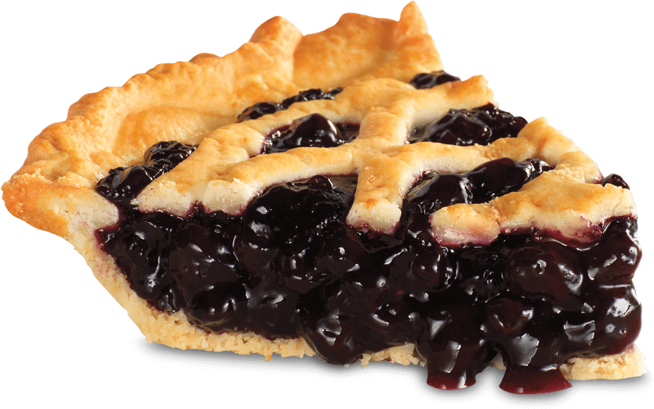 Blueberry Pie Slice Transparent Background PNG image