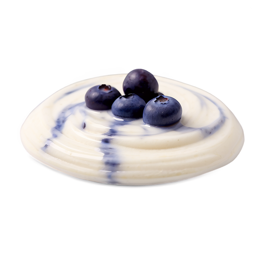 Blueberry Yogurt Swirl Png 20 PNG image