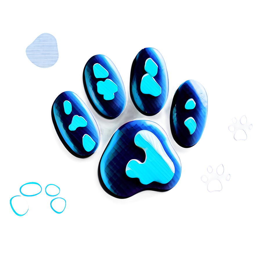 Blues Clues Paw Print Png 05242024 PNG image