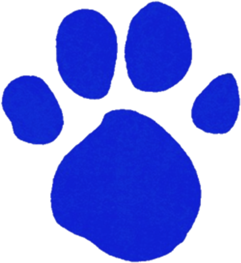 Blues Clues Paw Print PNG image