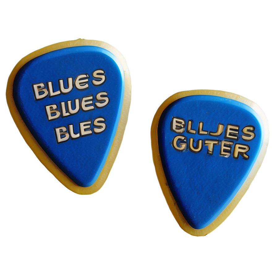 Blues Guitar Pick Png 06132024 PNG image