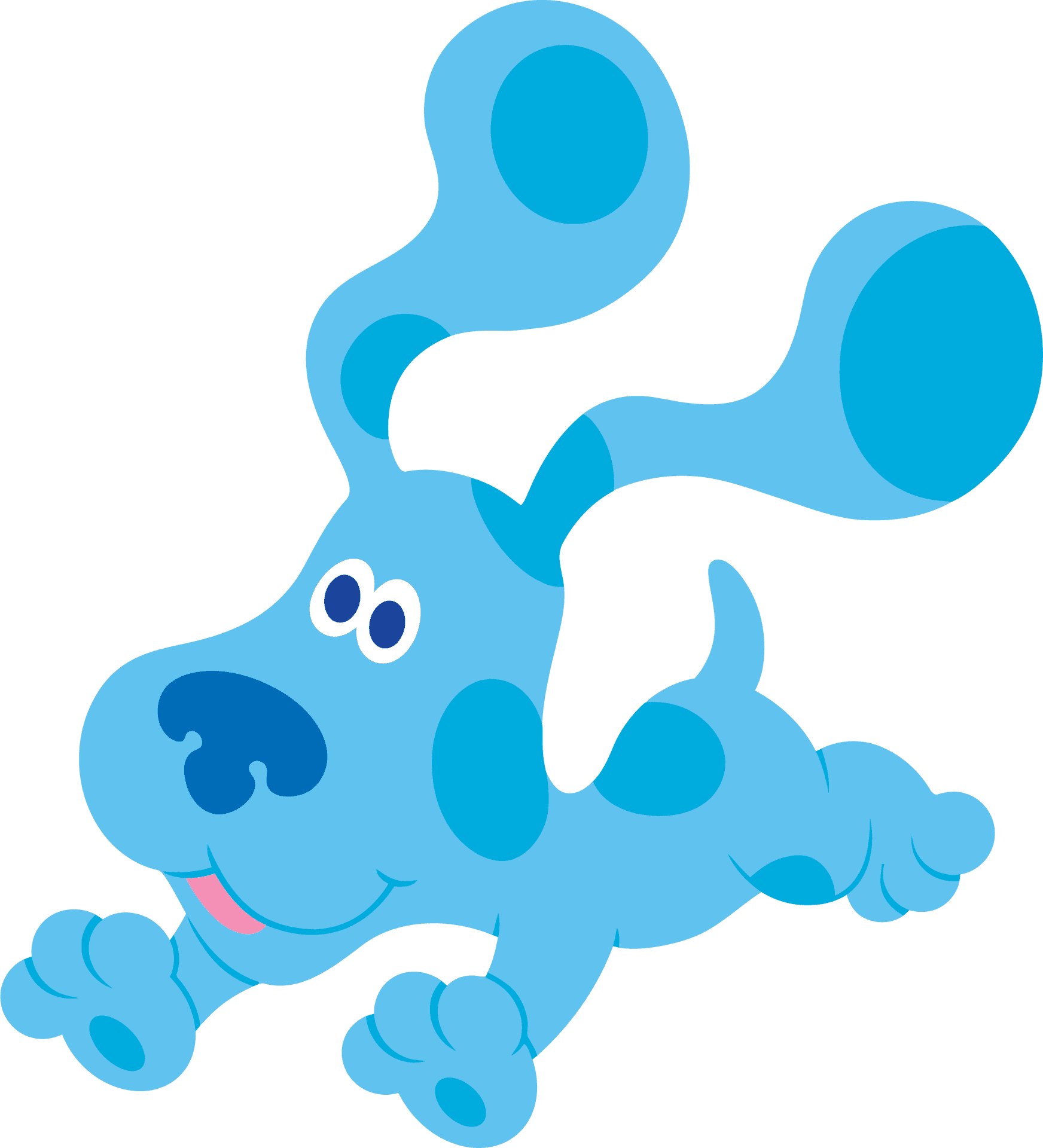 Bluethe Dog Blues Clues Cartoon PNG image