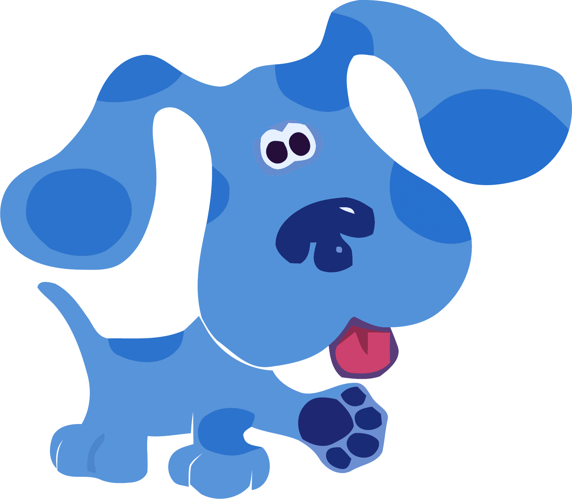 Bluethe Dog Blues Clues PNG image