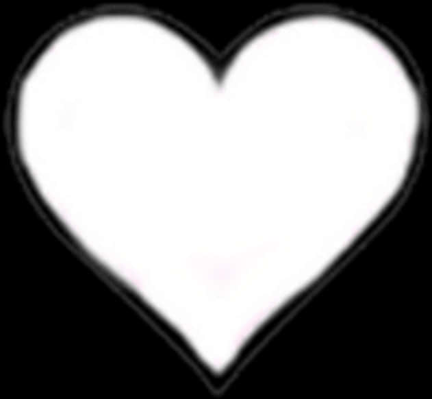 Blurry Heart Outline Tumblr PNG image
