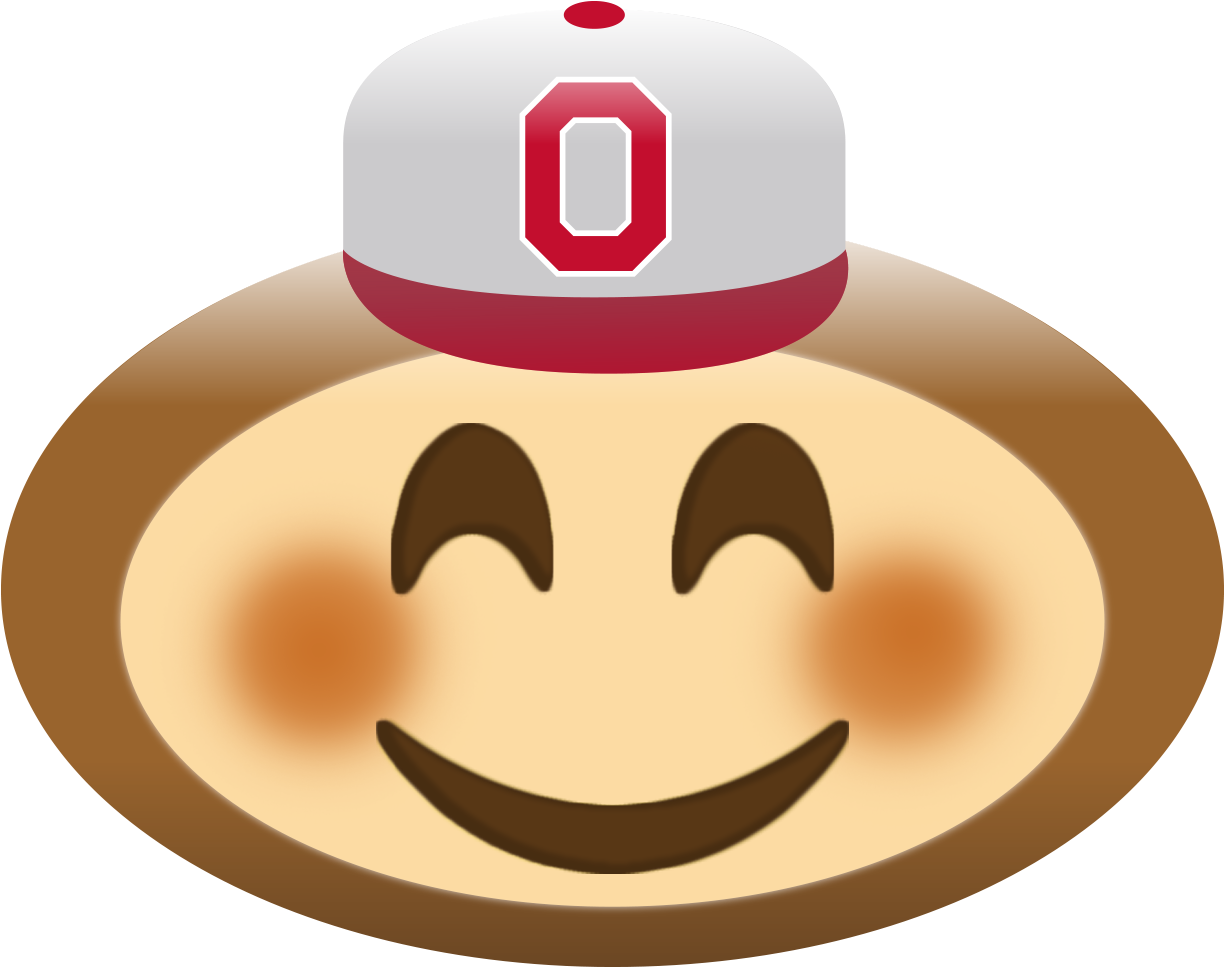 Blushing Emoji With Cap PNG image