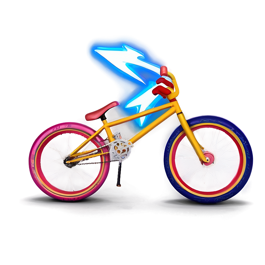 Bmx Bike With Lightning Png 06282024 PNG image