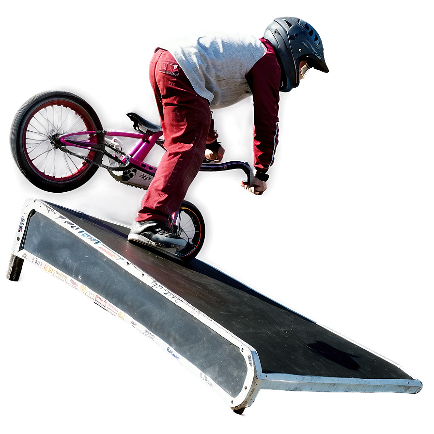 Bmx Ramp Tricks Png 06132024 PNG image