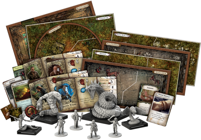 Board Game Components_ Mansion Adventure PNG image