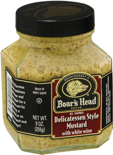 Boars Head Delicatessen Style Mustard PNG image