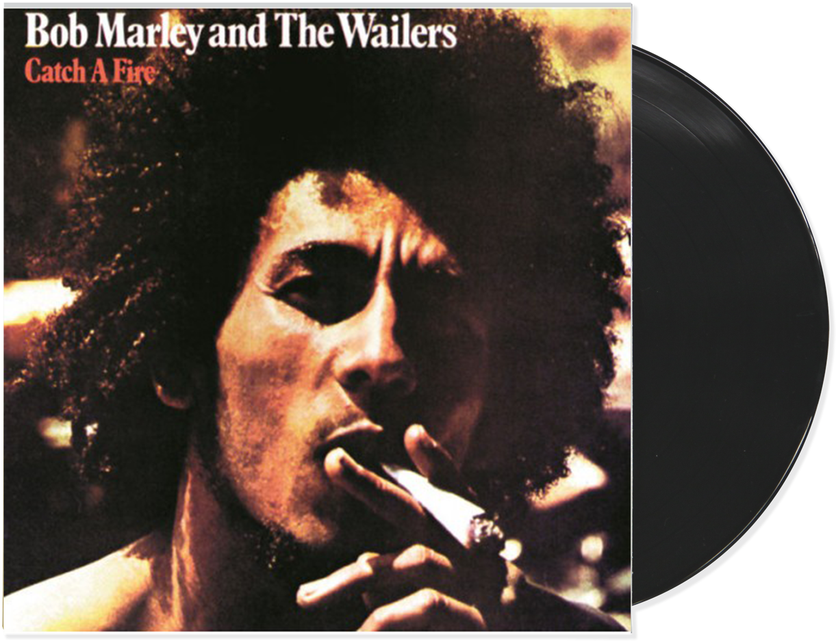 Bob Marley Catch A Fire Album Cover PNG image