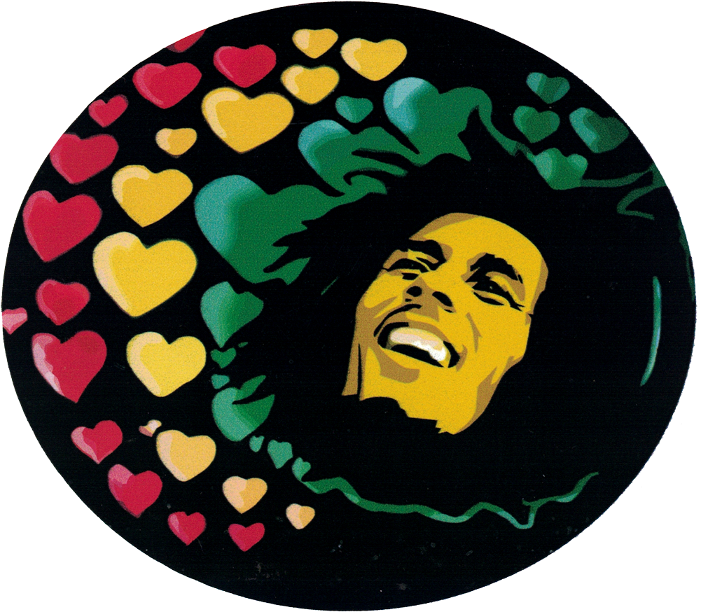 Bob Marley Loveand Music Vinyl PNG image