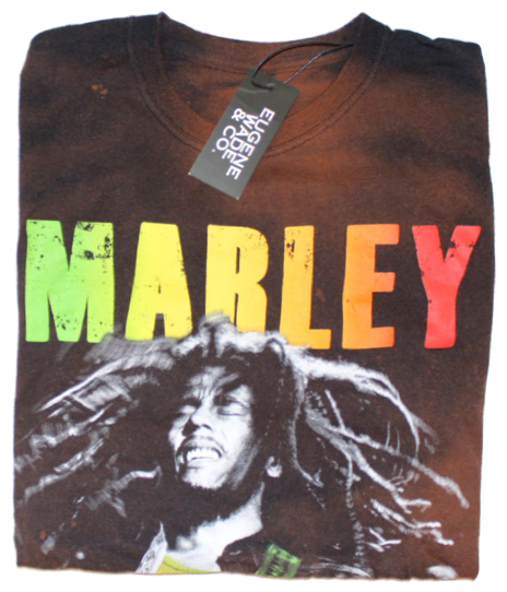 Bob Marley T Shirt Design PNG image
