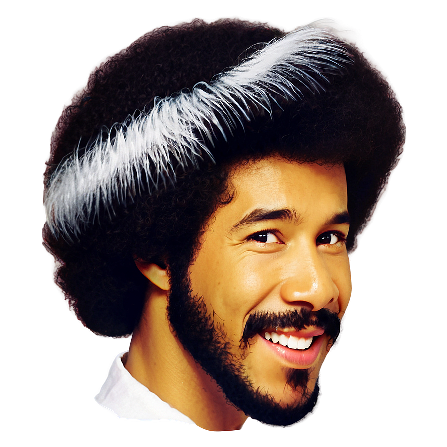 Bob Ross Afro Hair Png Euk PNG image