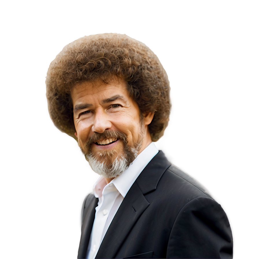 Bob Ross Hair A PNG image