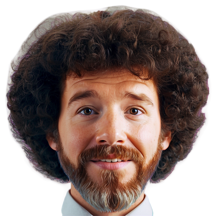 Bob Ross Hair Clipart Png Sda PNG image