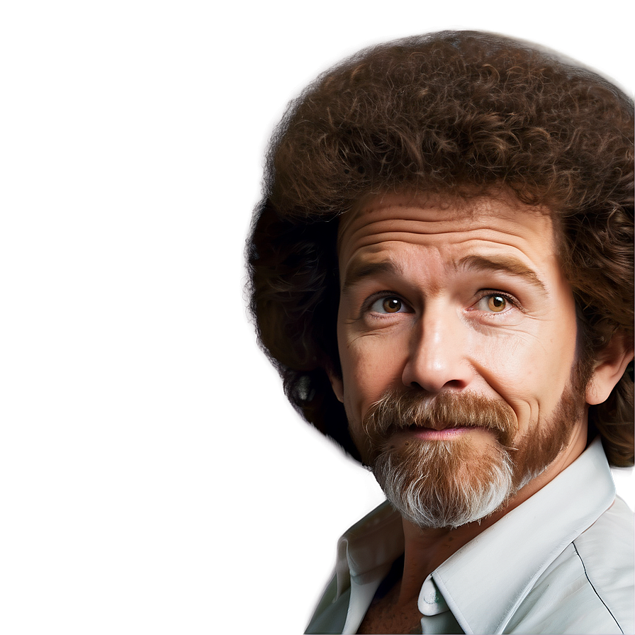 Bob Ross Hair For Animation Png 95 PNG image