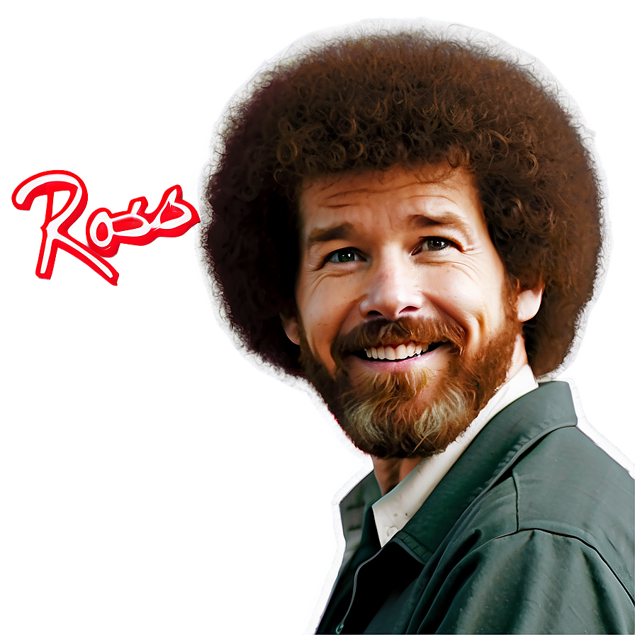 Bob Ross Signature Hair Png Nhr PNG image