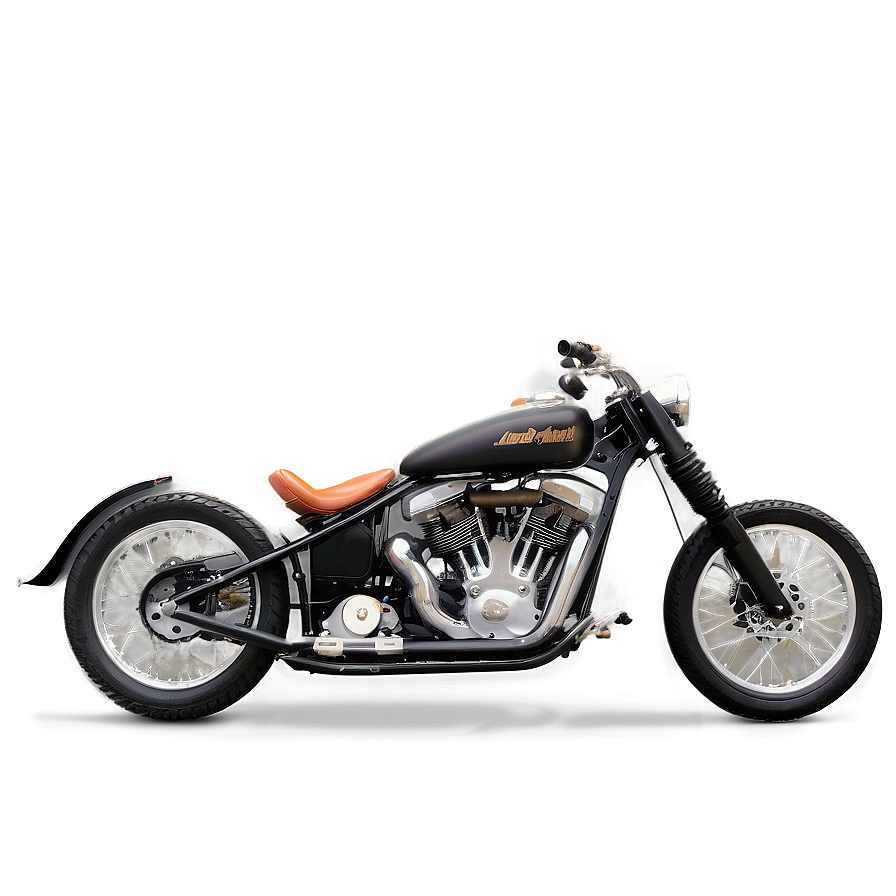 Bobber Motorcycle Culture Png 06252024 PNG image