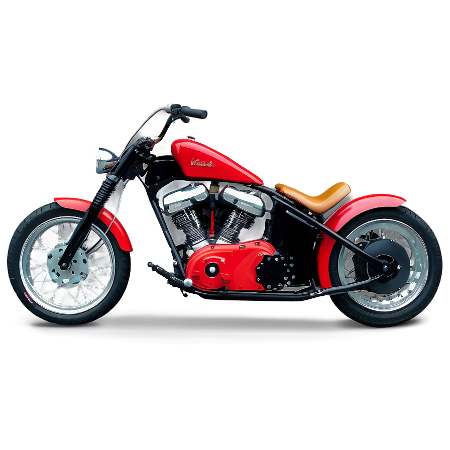 Bobber Motorcycle Png 05212024 PNG image