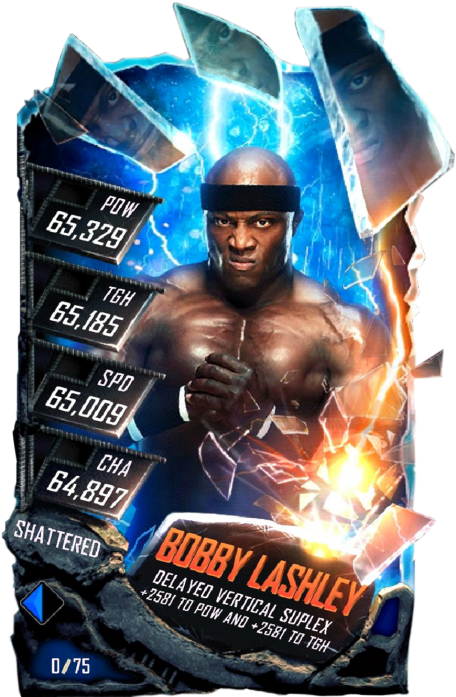 Bobby Lashley Wrestling Card PNG image