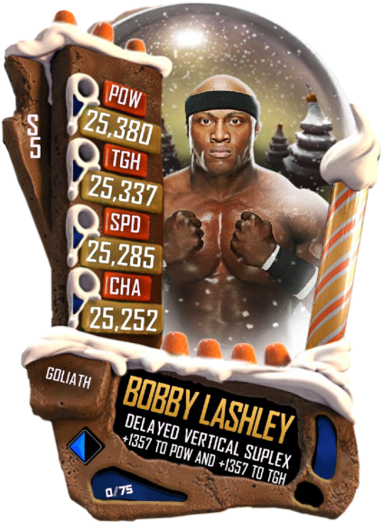 Bobby Lashley Wrestling Card PNG image