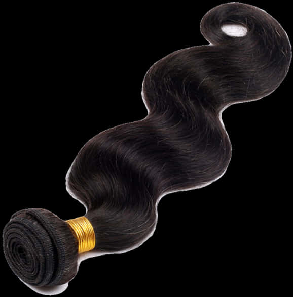 Body Wave Hair Extension PNG image