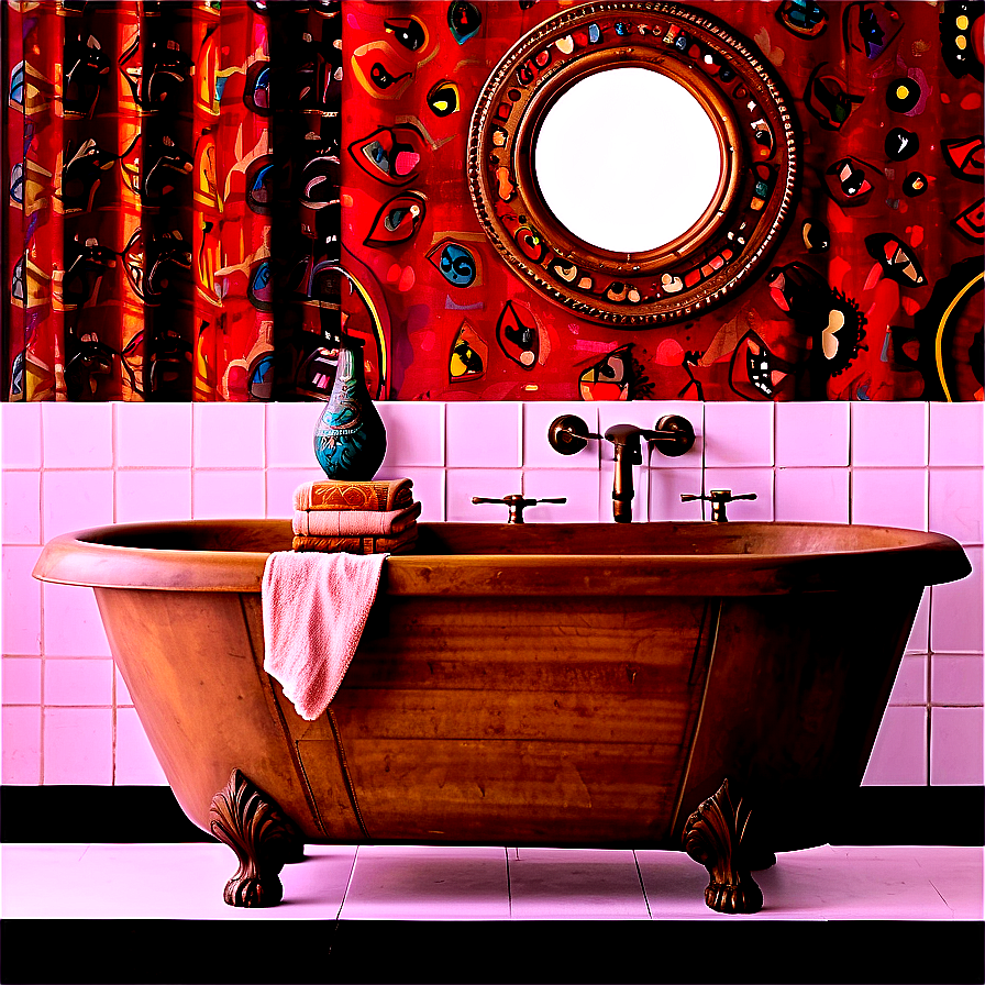 Bohemian Bathroom Inspirations Png 05242024 PNG image