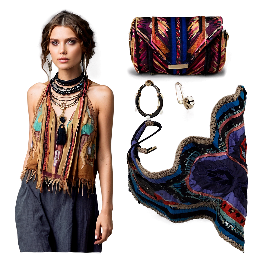 Bohemian Fashion Essentials Png 91 PNG image