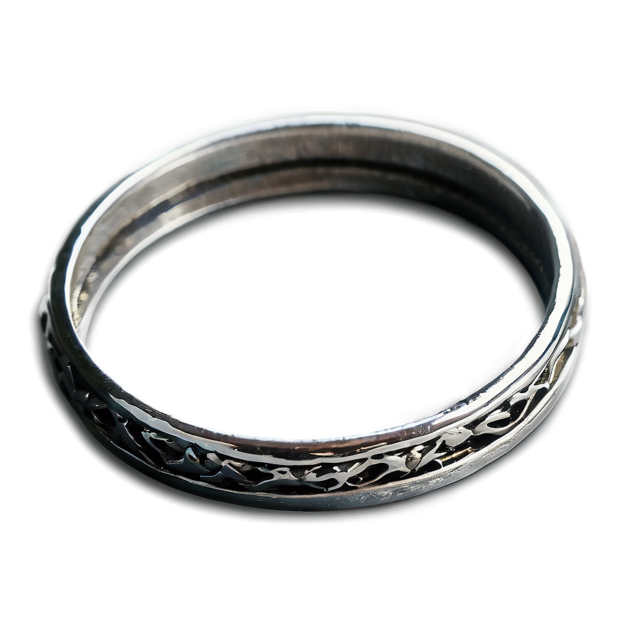 Bohemian Silver Ring Png Oha PNG image