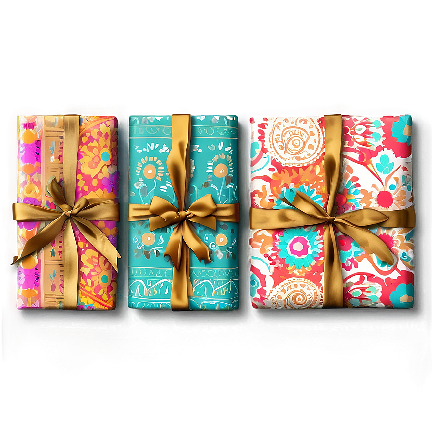 Bohemian Wrapping Paper Png 42 PNG image