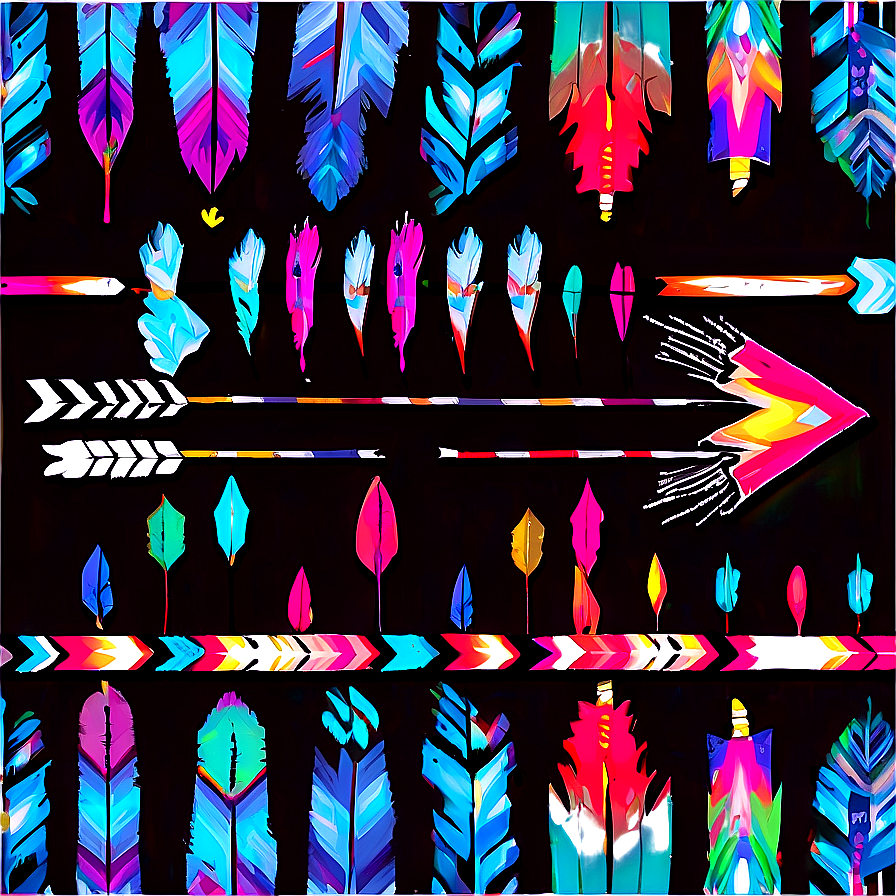 Boho Style Arrow Png 16 PNG image