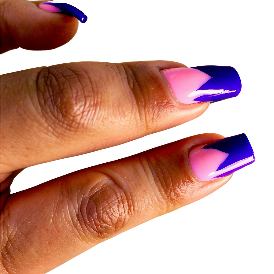 Bold Color Acrylic Nails Png Jln PNG image