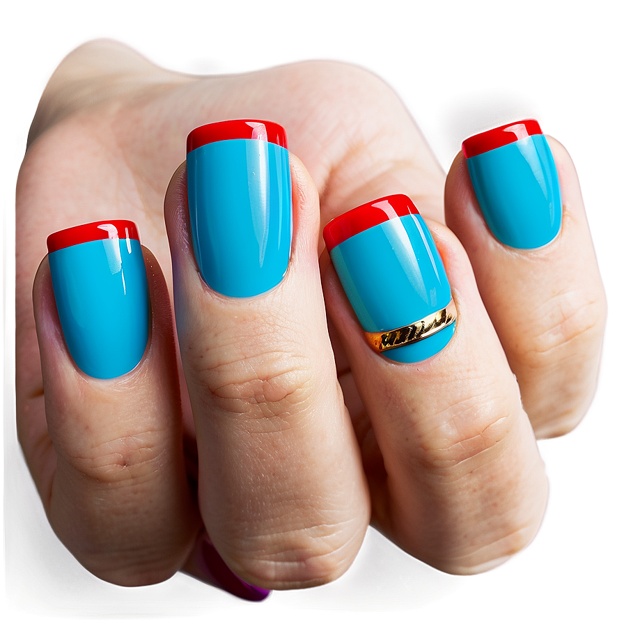 Bold Color Acrylic Nails Png Vbc56 PNG image