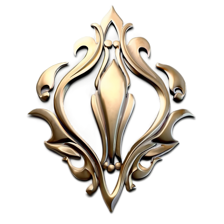 Bold Flourish Emblem Png 69 PNG image