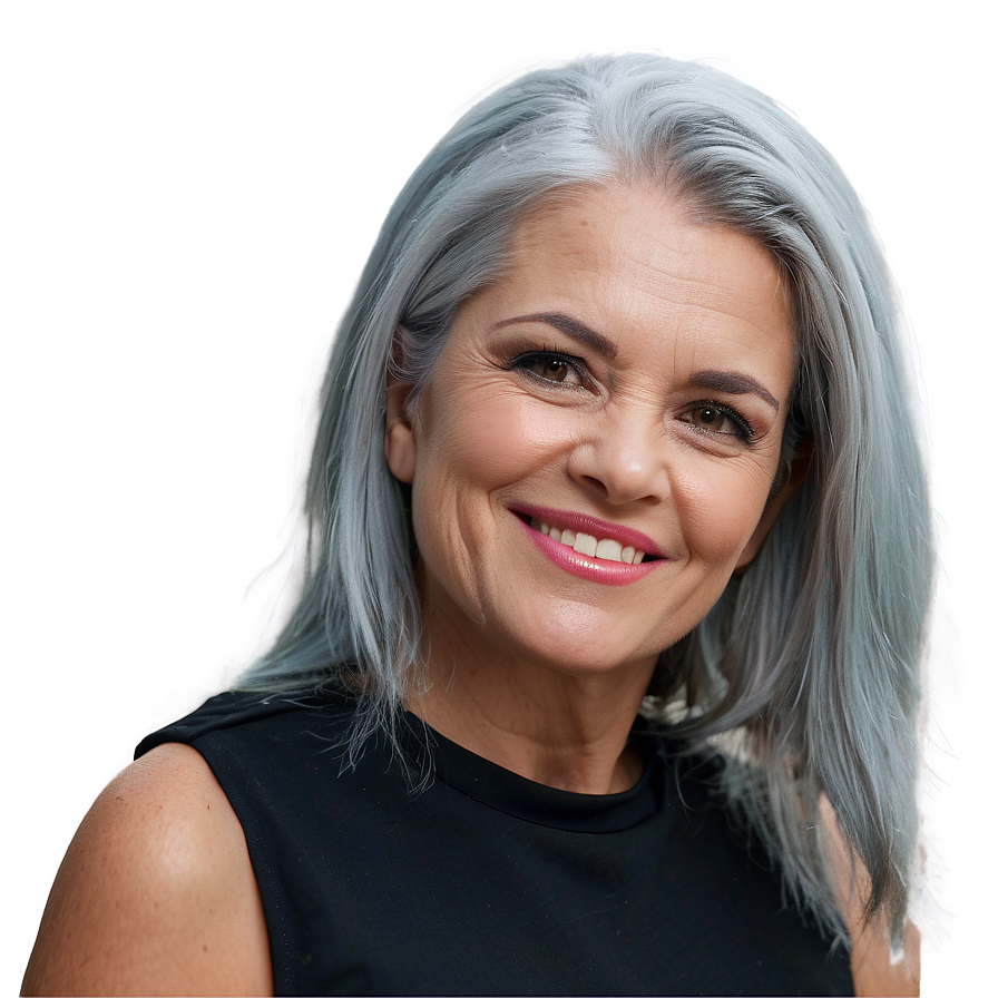 Bold Grey Hair Choice Png Umx18 PNG image