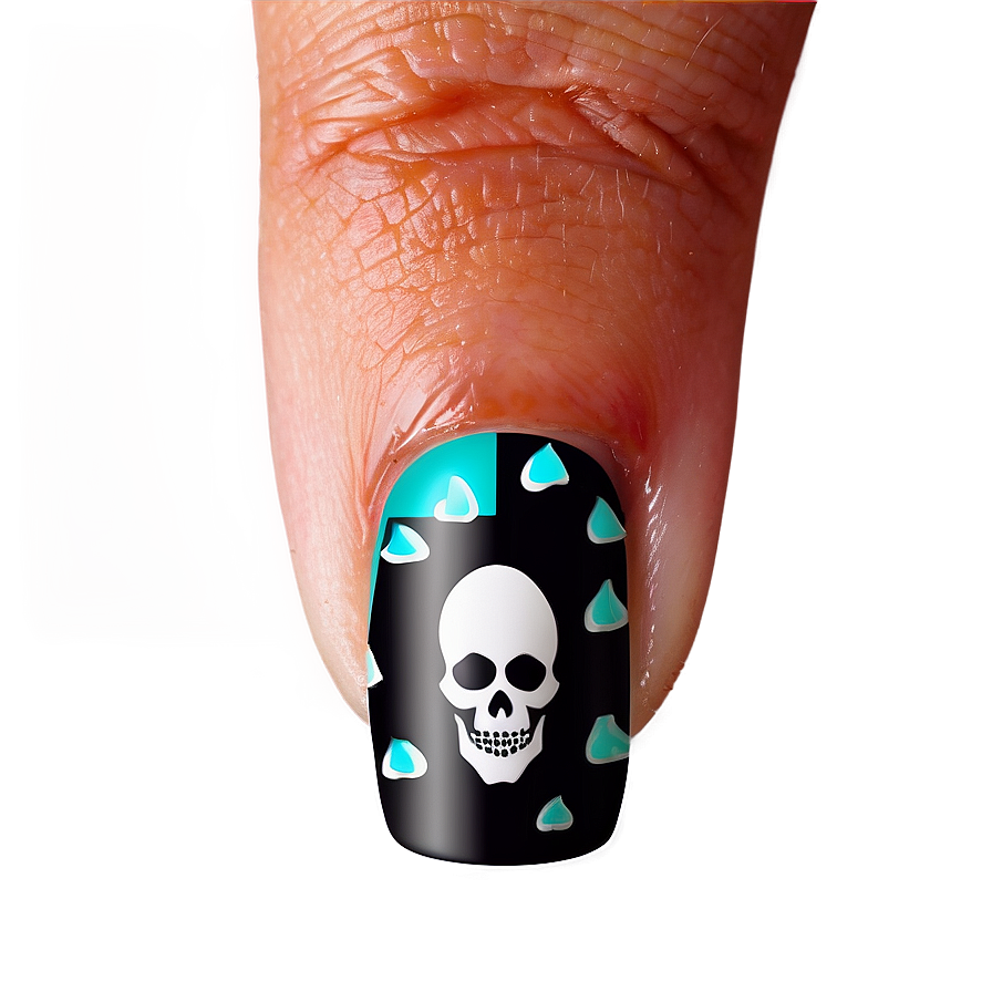 Bold Halloween Nail Designs Png Pdc PNG image