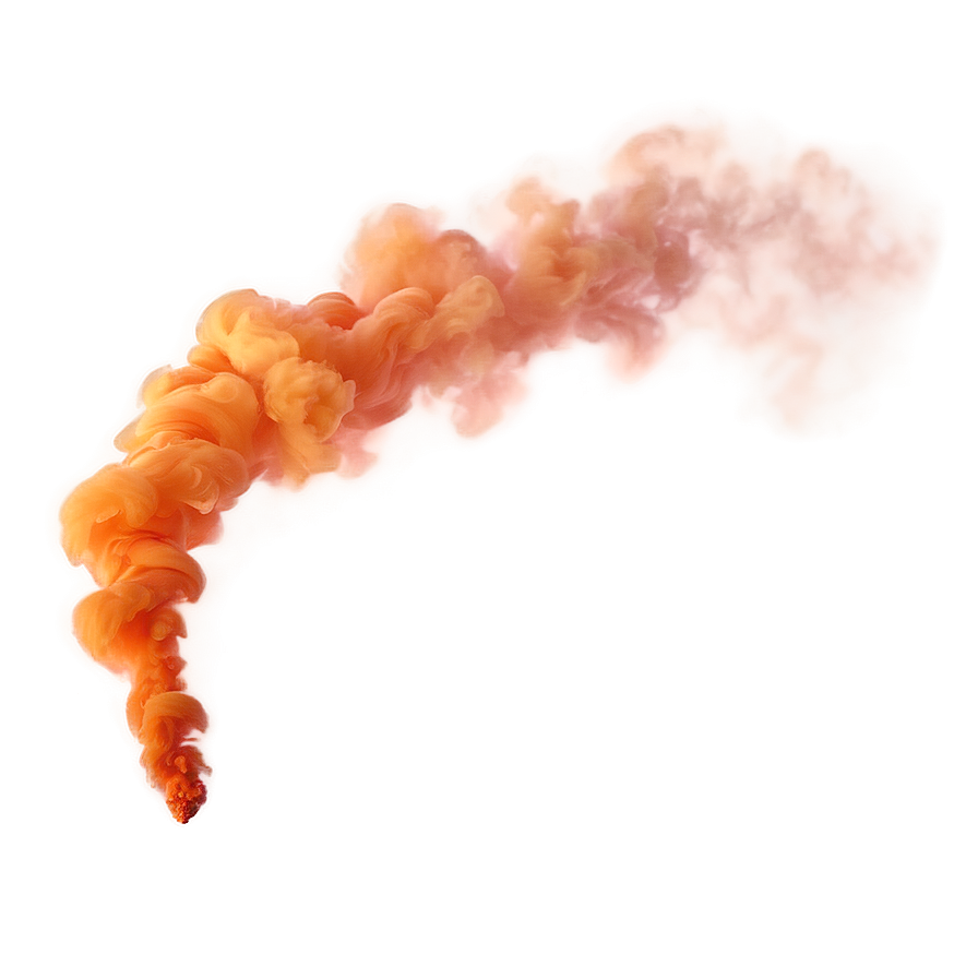 Bold Orange Smoke Png 06262024 PNG image