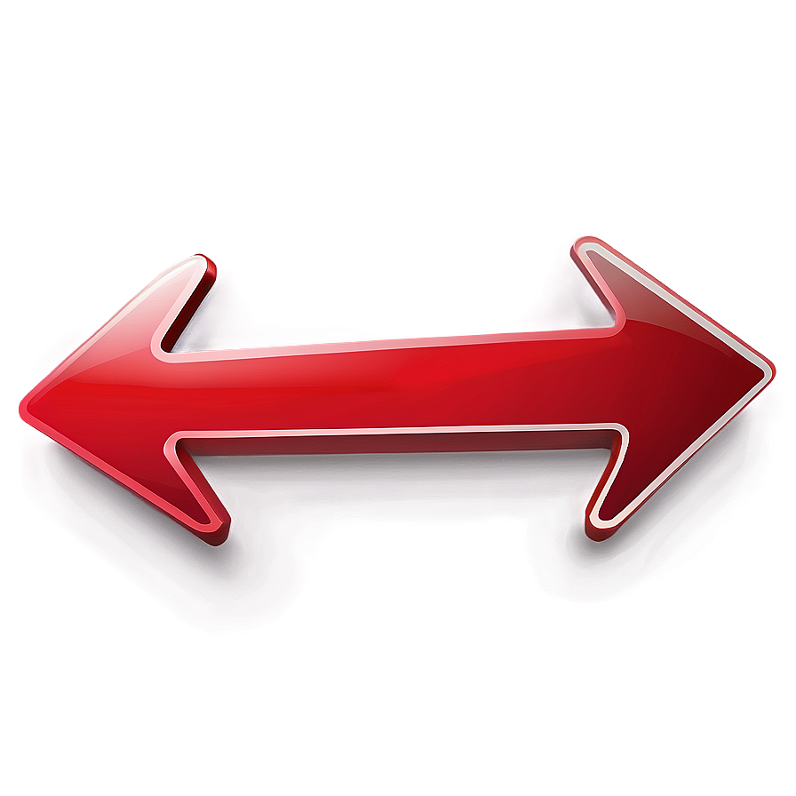 Bold Red Arrow Clipart Png Uvj44 PNG image