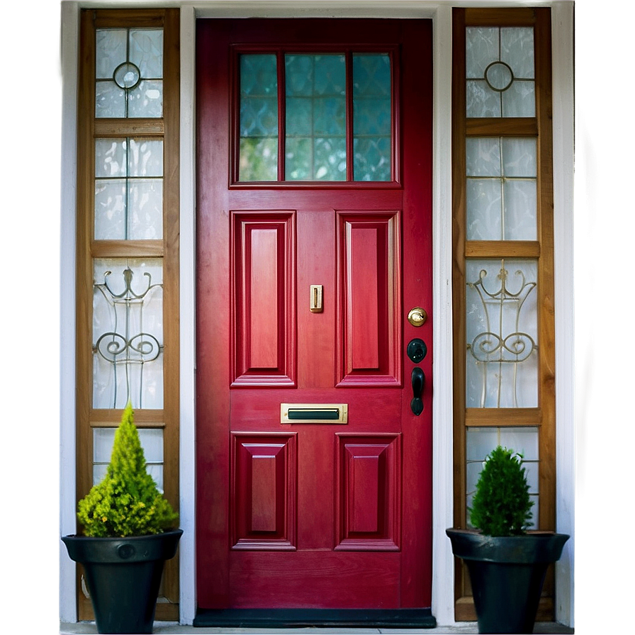Bold Red Front Door Png Yvu PNG image