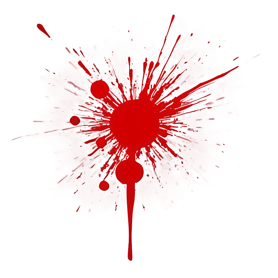 Bold Red Splatter Effect Png Yrp10 PNG image