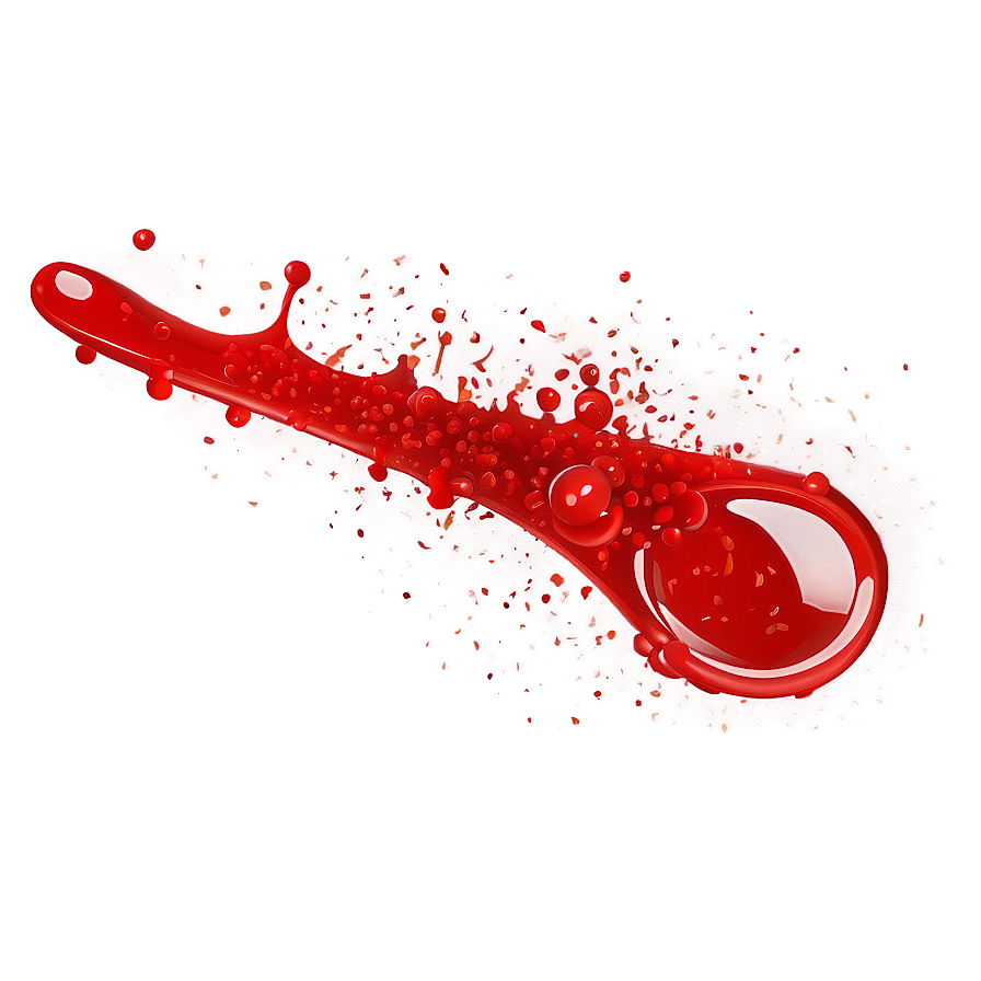 Bold Red Splatter Splash Png 06262024 PNG image