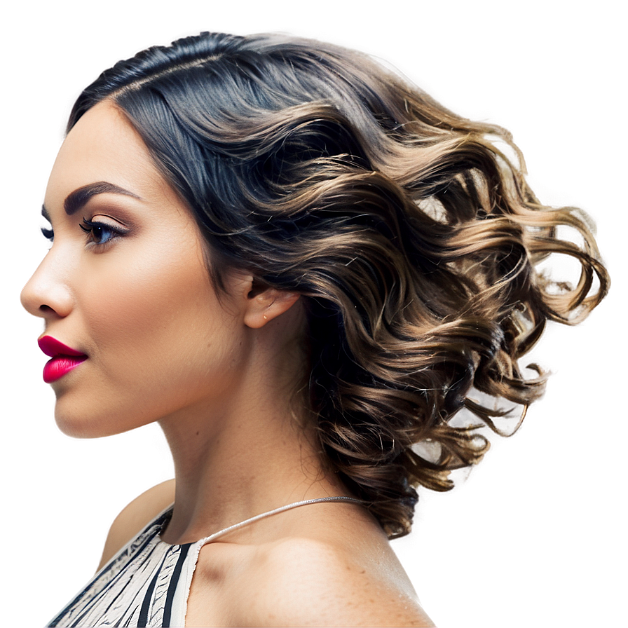 Bold Statement Hair Waves Png Exi PNG image