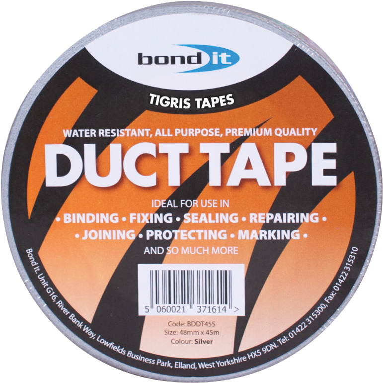 Bond It Tigris Tapes Duct Tape Roll PNG image