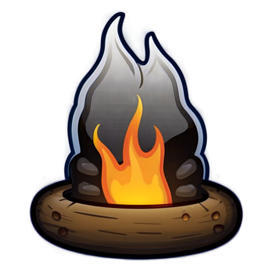 Bonfire Emoji Graphic Png Wfg84 PNG image