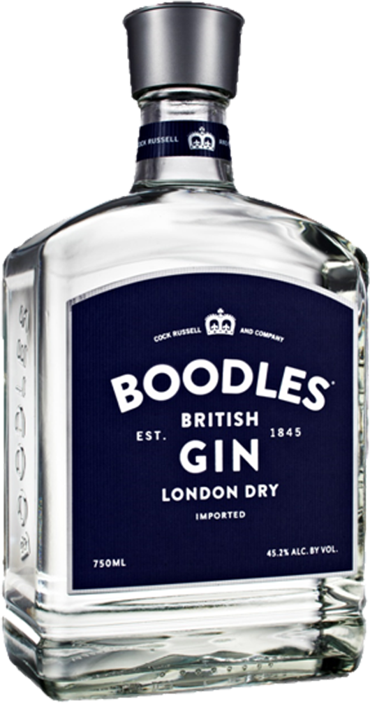 Boodles British Gin Bottle PNG image