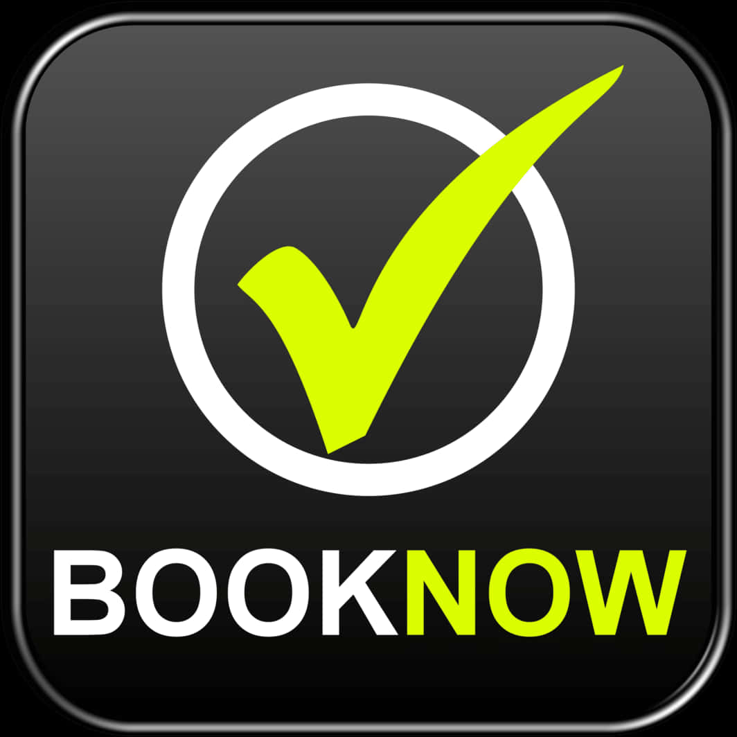 Book Now Button Checkmark PNG image
