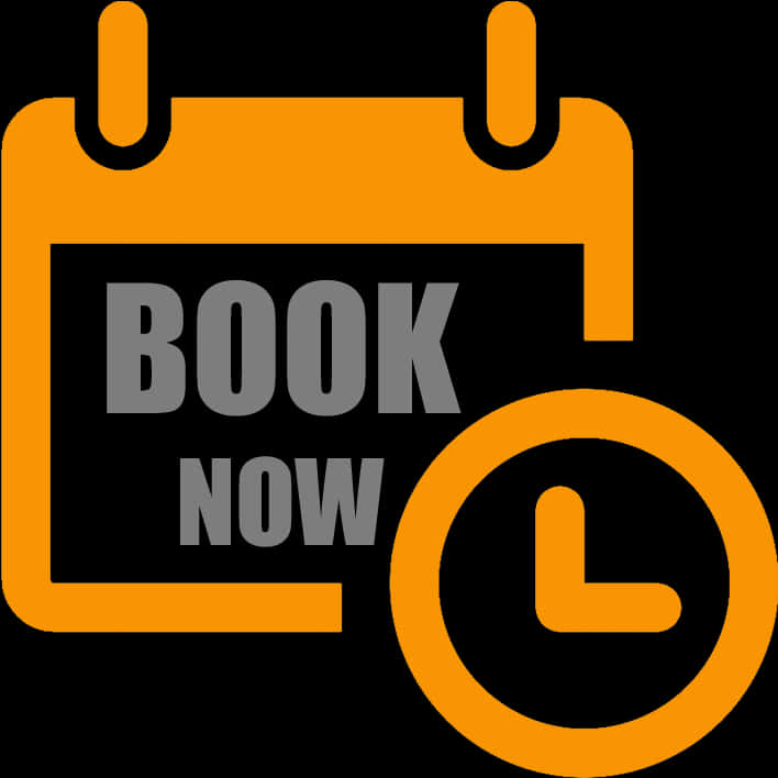 Book Now Icon Calendar Clock PNG image