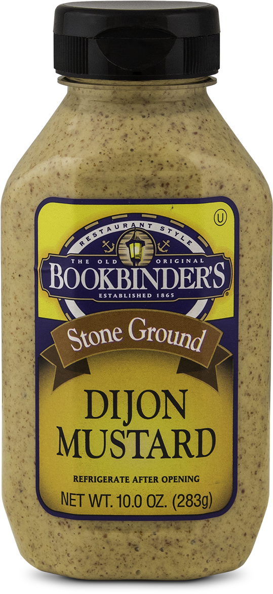 Bookbinders Dijon Mustard Jar PNG image
