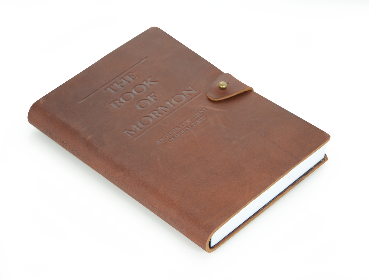 Bookof Mormon Leather Cover PNG image